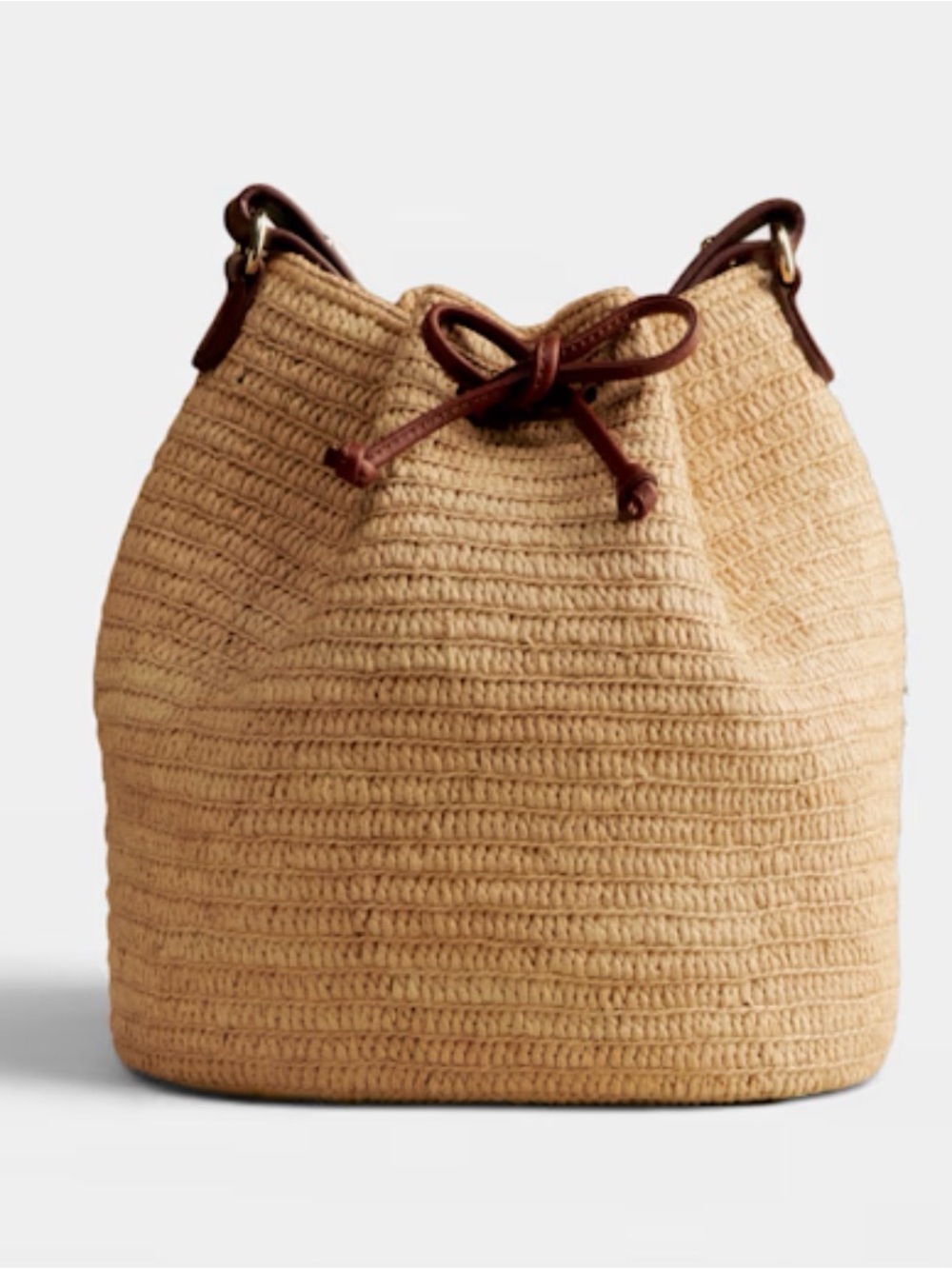 NWOT Sézane Farrow Raffia Bag